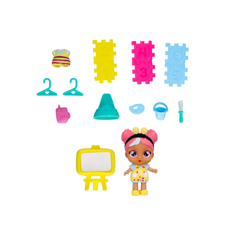 IMC TOYS - Cry Babies Playtime - Mini Playset con Bambola Esclusiva e Accessori